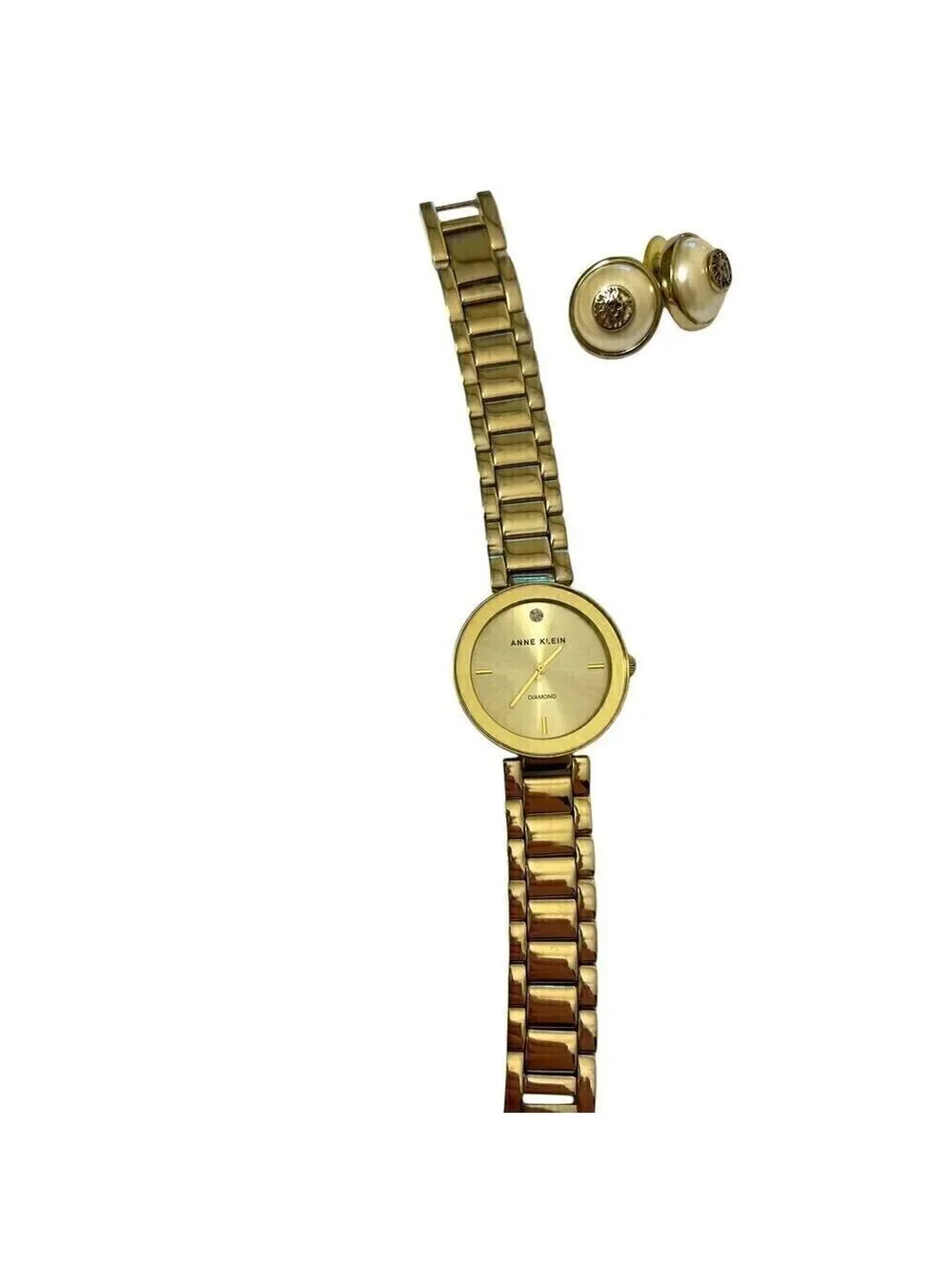 Anne Klein Watch and Earrings
